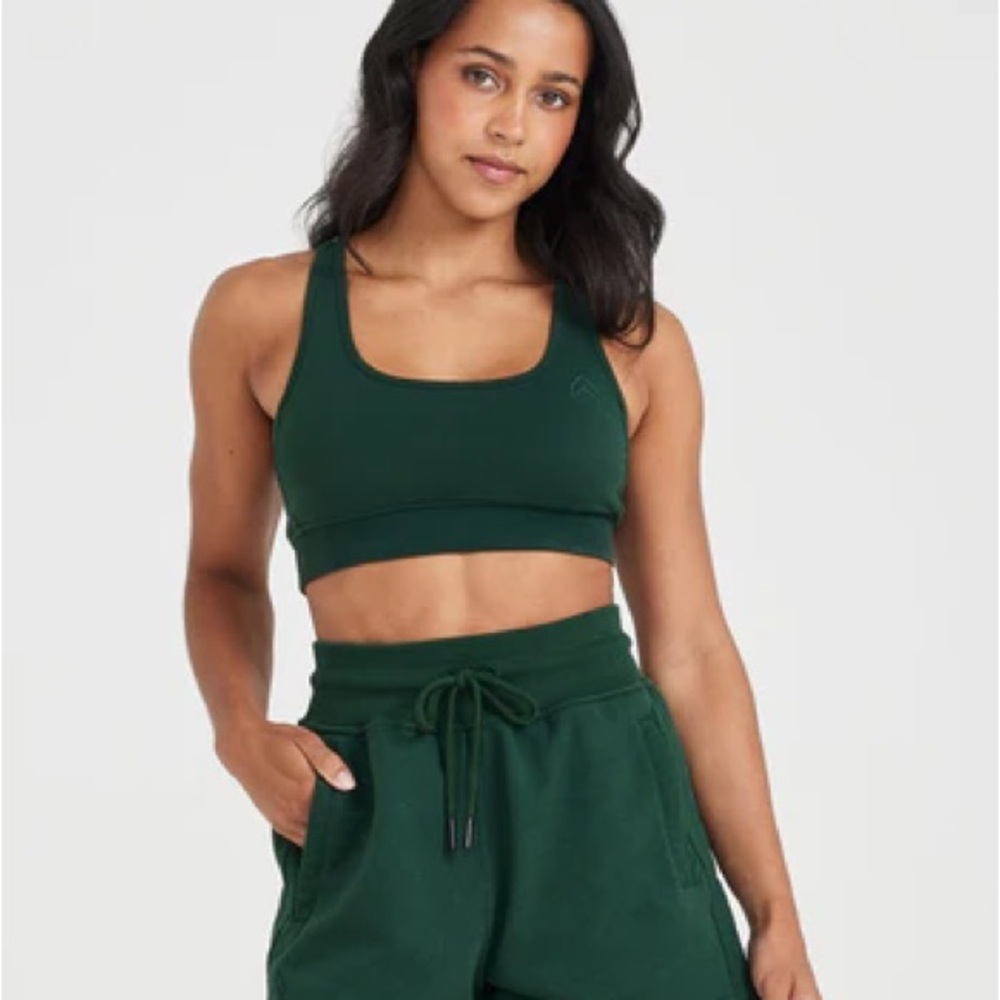 Oner Active Forest Green Sports Bra - Evergreen